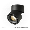 Litex Adjustable LED Focus Light Black body Warm white | UZ Store